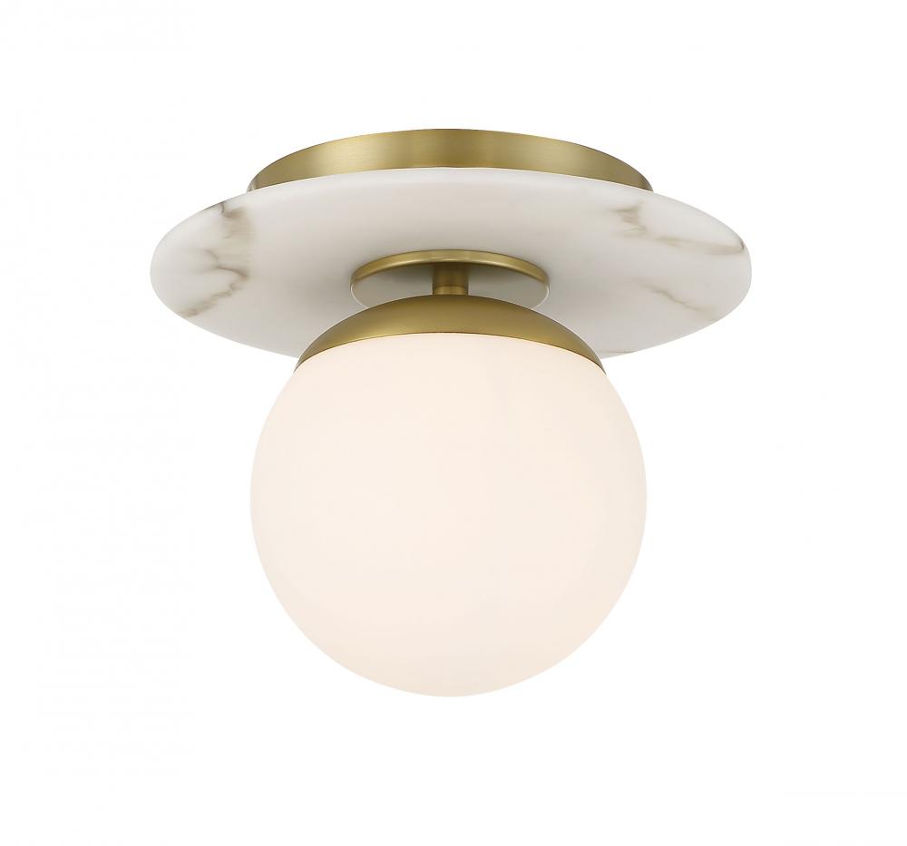 ORBAN - 1 LIGHT SEMI FLUSH MOUNT