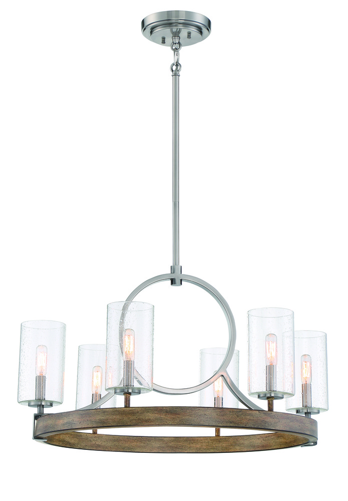 COUNTRY ESTATES - 6 LIGHT CHANDELIER