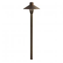 Kichler 15878CBR30 - Traditional Brass LED Path Light