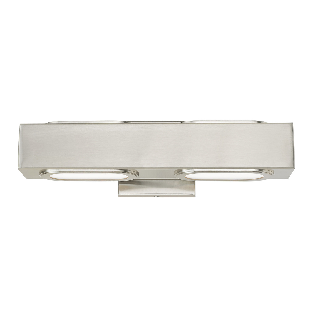 2 Lt Brushed Nickel ADA Bath Vanity