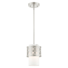 Livex Lighting 49861-91 - 1 Lt Brushed Nickel Mini Pendant