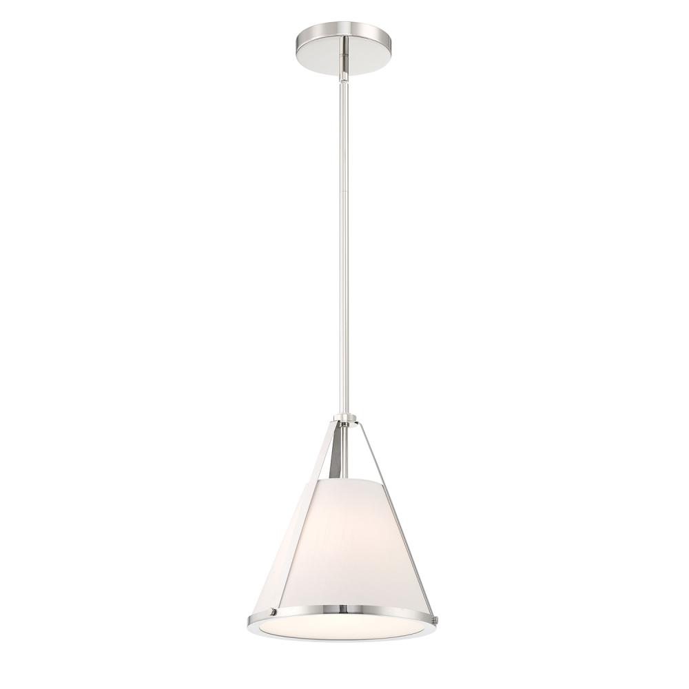 Fulton 1 Light Polished Nickel Mini Pendant