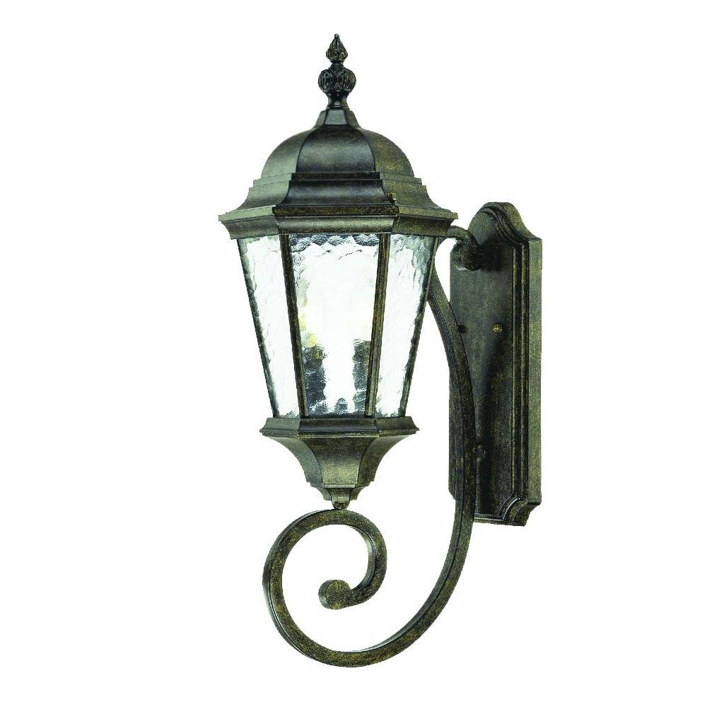 Telfair Collection Wall-Mount 2-Light Outdoor Black Coral Light Fixture