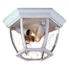 Acclaim Lighting 5602TW/SD - Flushmount Collection Ceiling-Mount 3-Light Outdoor Textured White Light Fixture