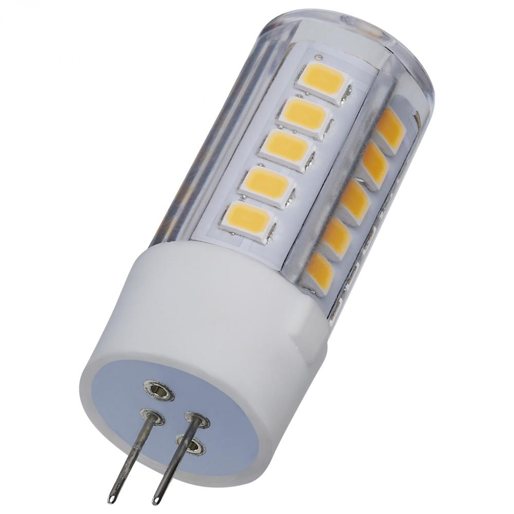 4.5 Watt Mini LED; G4 Base; 3000K; Clear Finish; 12 Volt