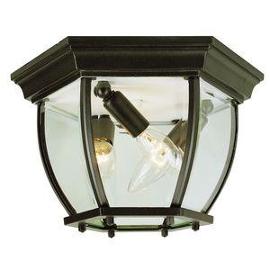 4LT  BENT GLASS FLUSHMOUNT