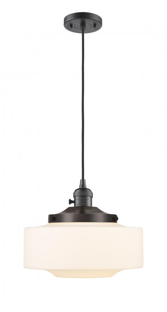 Bridgeton - 1 Light - 16 inch - Oil Rubbed Bronze - Cord hung - Mini Pendant