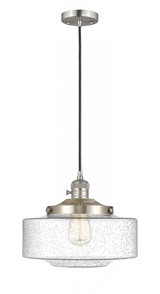 Bridgeton - 1 Light - 16 inch - Brushed Satin Nickel - Cord hung - Mini Pendant