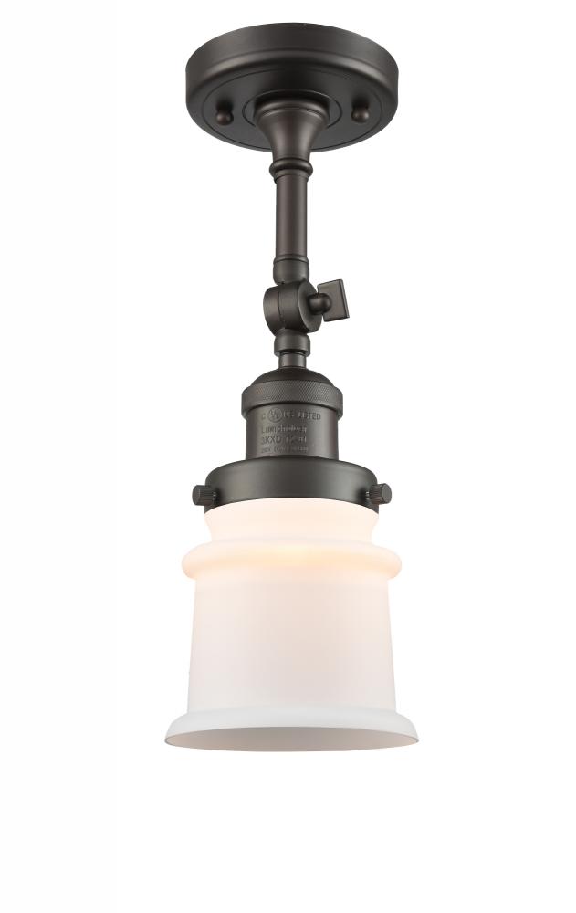 Canton - 1 Light - 5 inch - Oil Rubbed Bronze - Adjustable Semi-Flush Mount
