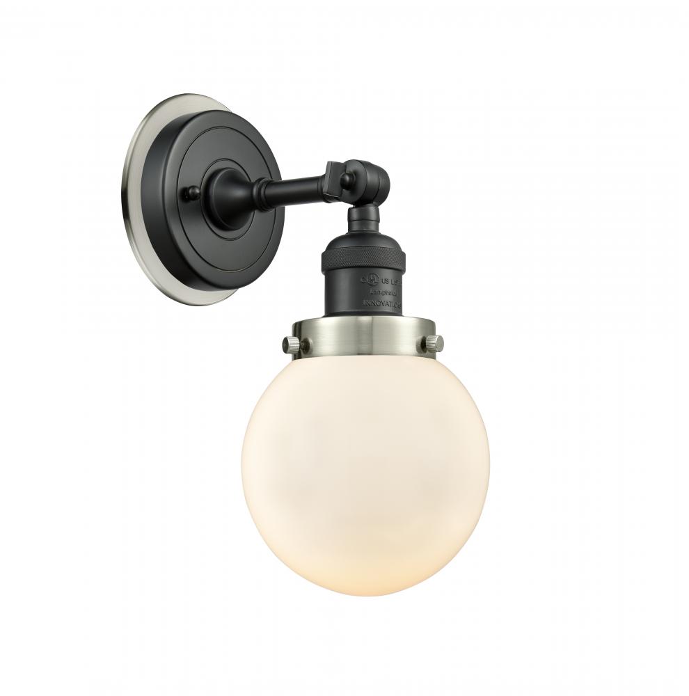 Beacon - 1 Light - 6 inch - Matte Black - Sconce