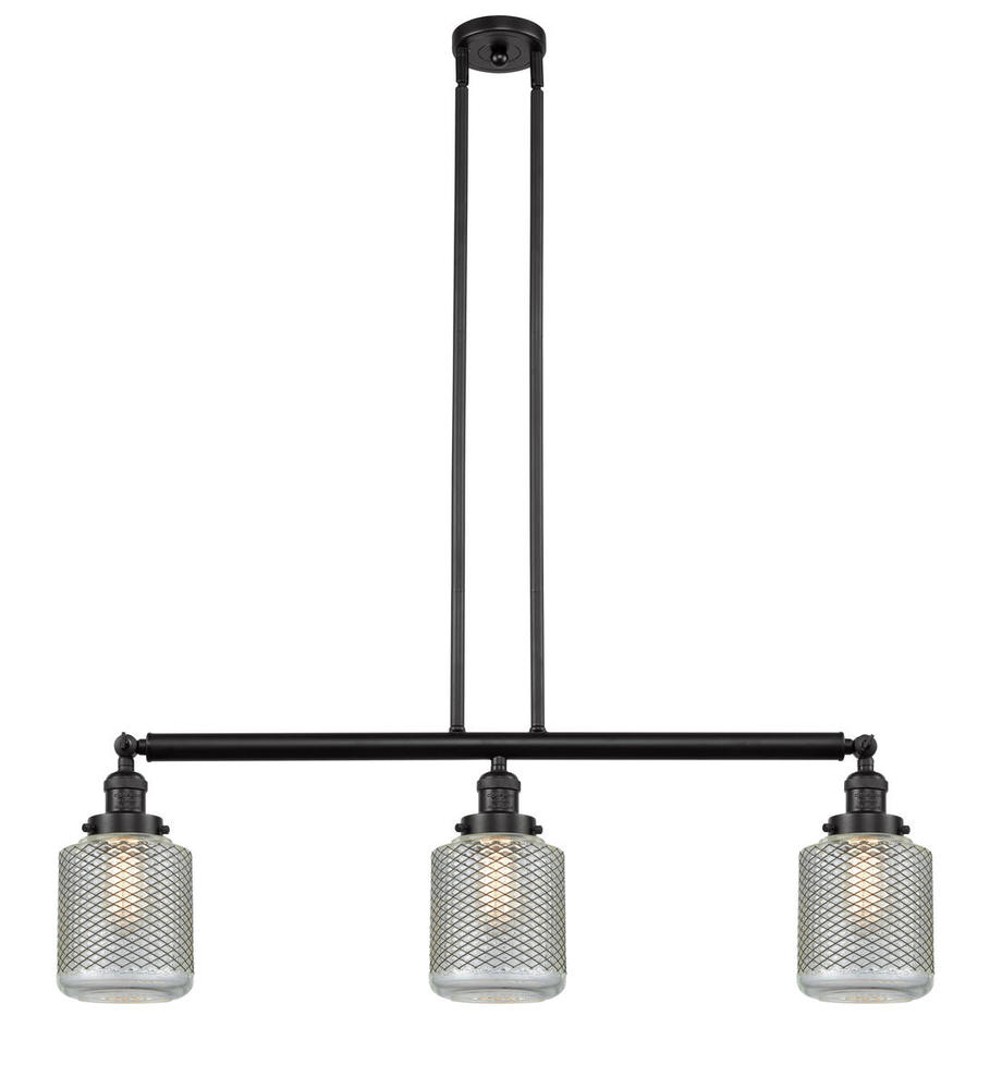 Stanton - 3 Light - 39 inch - Oil Rubbed Bronze - Stem Hung - Island Light