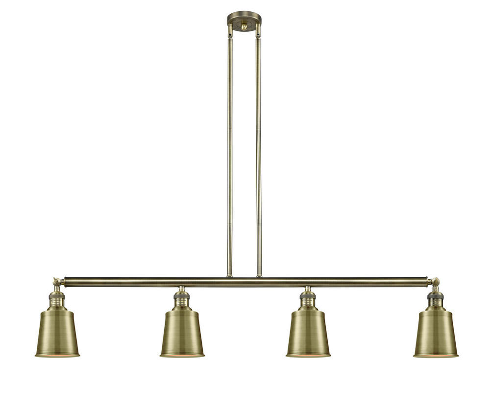 Addison - 4 Light - 50 inch - Antique Brass - Stem Hung - Adjustable Island Light