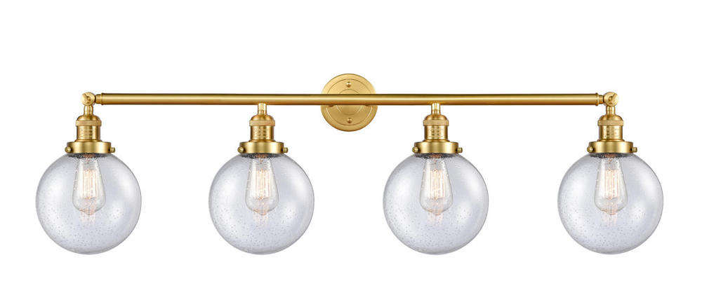 Beacon - 4 Light - 44 inch - Satin Gold - Adjustable Bath Vanity Light