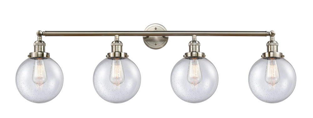 Beacon - 4 Light - 44 inch - Brushed Satin Nickel - Adjustable Bath Vanity Light