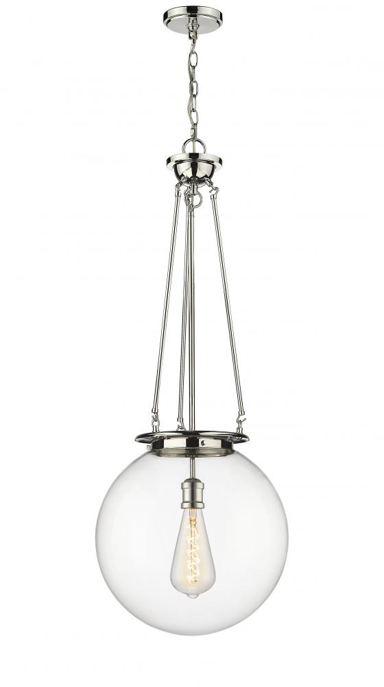 Beacon - 1 Light - 16 inch - Polished Nickel - Chain Hung - Pendant