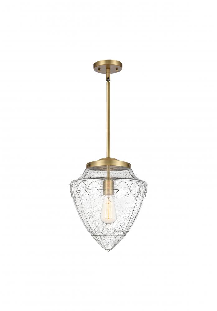 Beacon - 1 Light - 16 inch - Brushed Brass - Stem Hung - Pendant