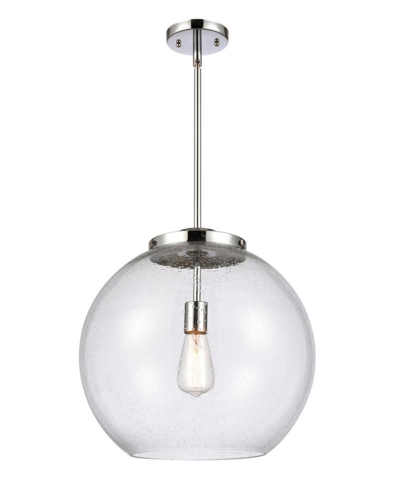 Athens - 1 Light - 16 inch - Polished Chrome - Cord hung - Pendant