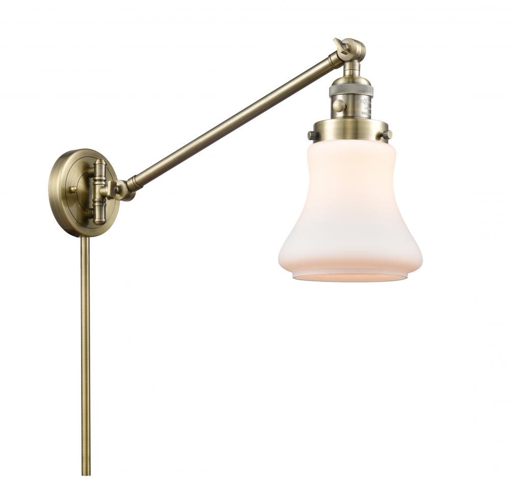 Bellmont - 1 Light - 8 inch - Antique Brass - Swing Arm