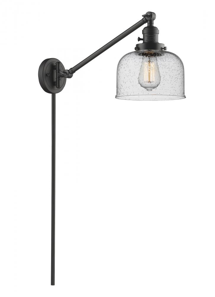 Bell - 1 Light - 8 inch - Oil Rubbed Bronze -Adjustable Swing Arm