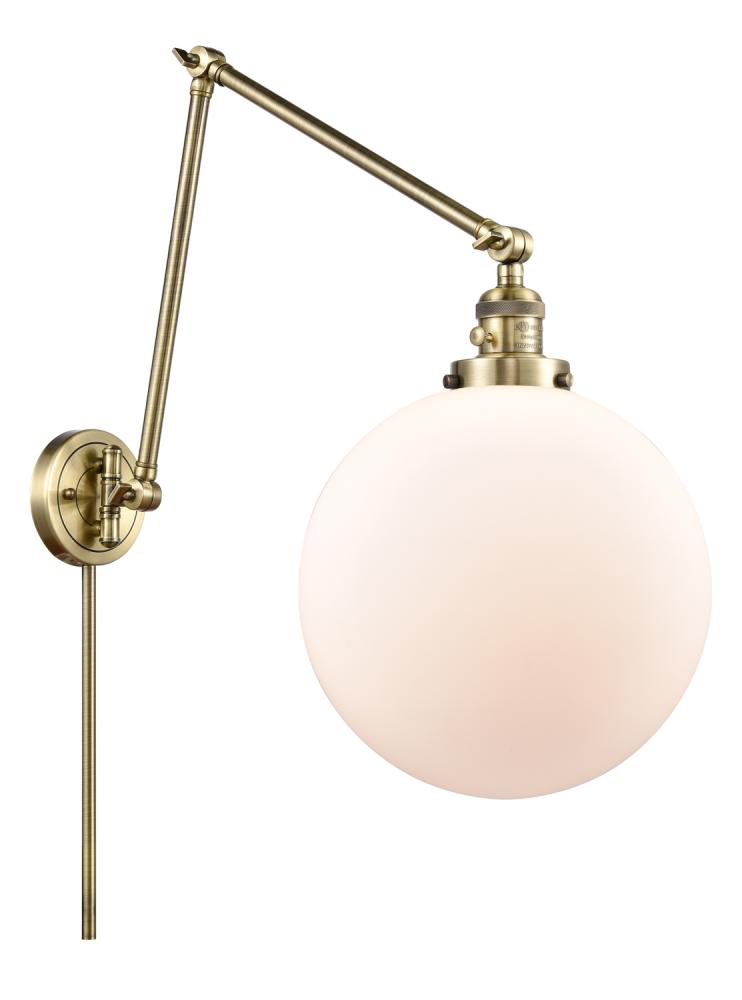 Beacon - 1 Light - 12 inch - Antique Brass - Swing Arm