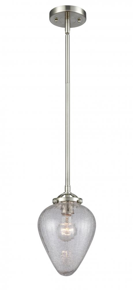 Geneseo - 1 Light - 7 inch - Brushed Satin Nickel - Cord hung - Mini Pendant