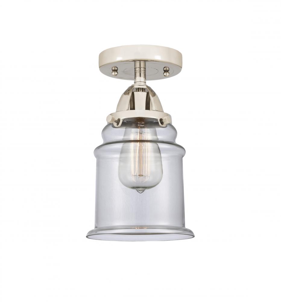 Canton - 1 Light - 6 inch - Polished Nickel - Semi-Flush Mount