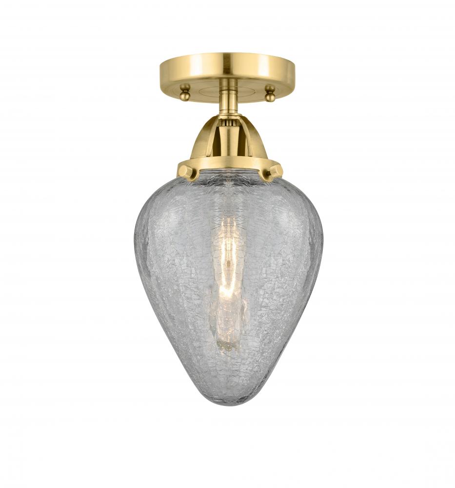 Geneseo - 1 Light - 7 inch - Satin Gold - Semi-Flush Mount