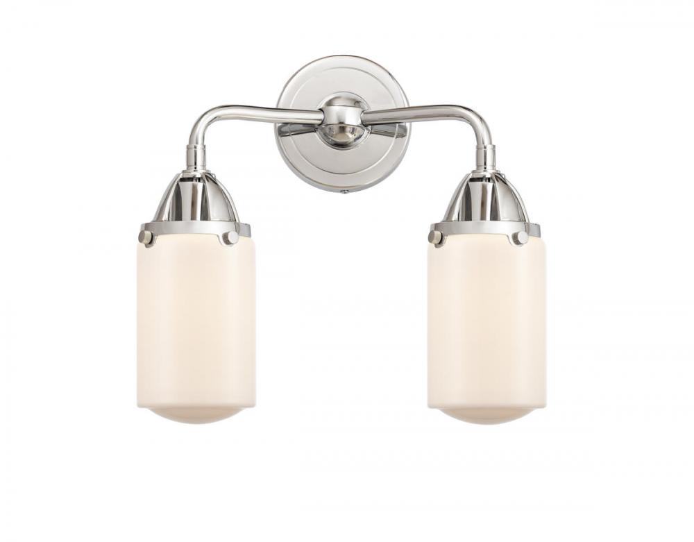 Dover - 2 Light - 13 inch - Polished Chrome - Bath Vanity Light