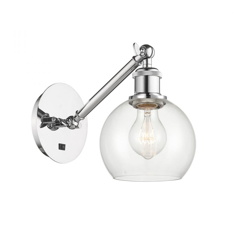 Athens - 1 Light - 6 inch - Polished Chrome - Adjustable Sconce
