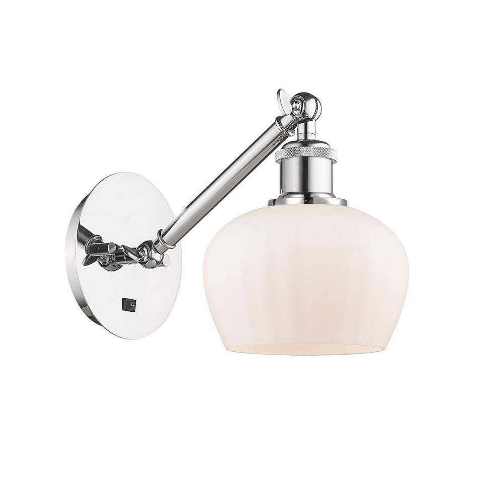 Fenton - 1 Light - 7 inch - Polished Chrome - Adjustable Sconce