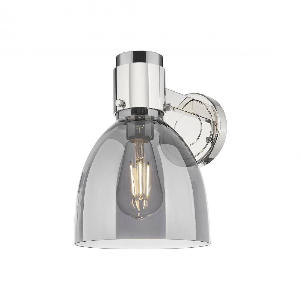 Lawton Bell - 1 Light - 8 inch - Polished Nickel - Sconce
