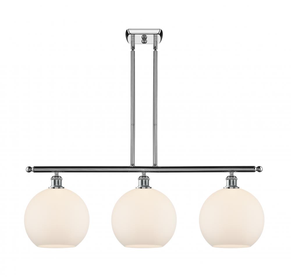 Athens - 3 Light - 38 inch - Polished Chrome - Stem Hung - Island Light