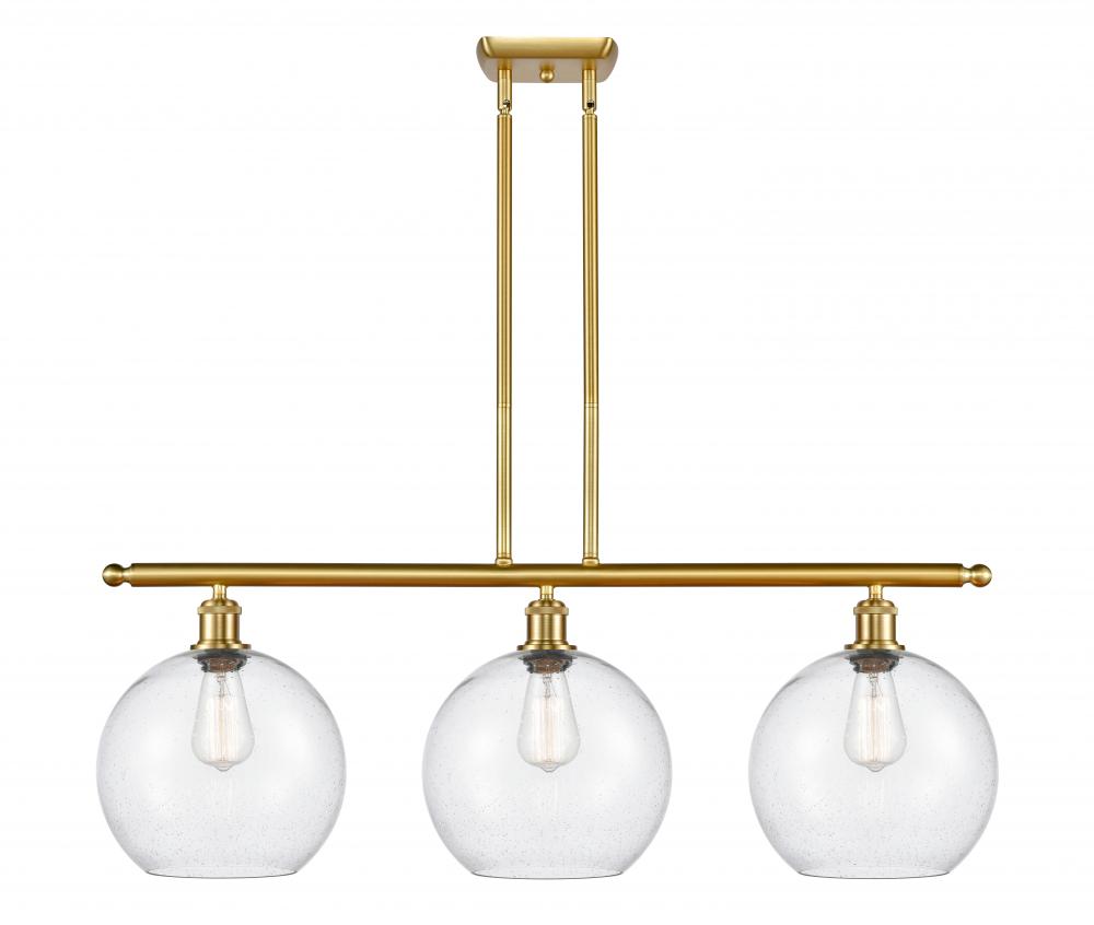 Athens - 3 Light - 37 inch - Satin Gold - Stem Hung - Island Light