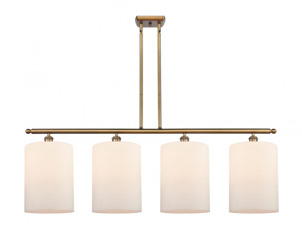 Cobbleskill - 4 Light - 48 inch - Brushed Brass - Cord hung - Island Light