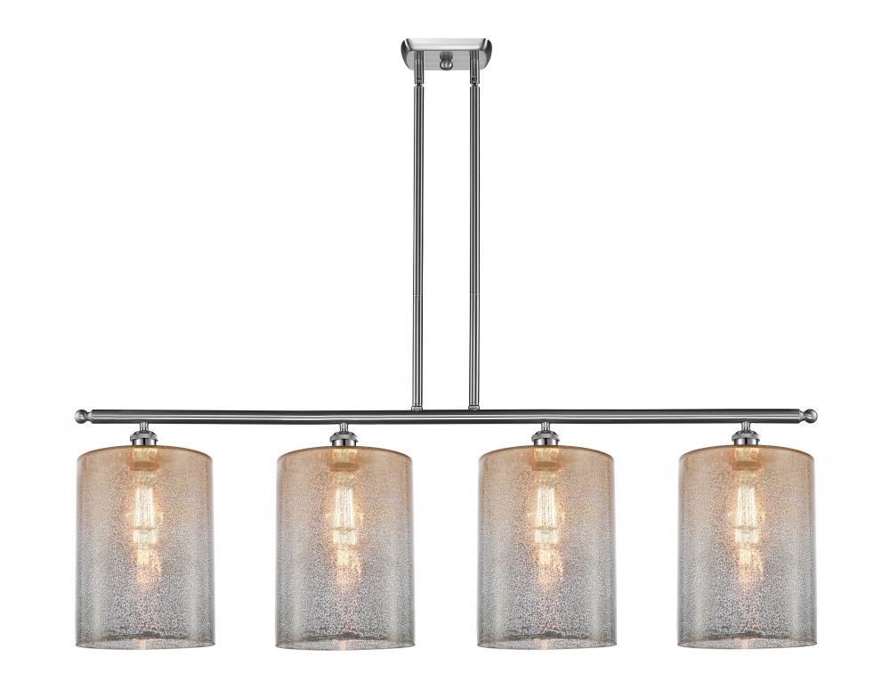 Cobbleskill - 4 Light - 48 inch - Brushed Satin Nickel - Cord hung - Island Light