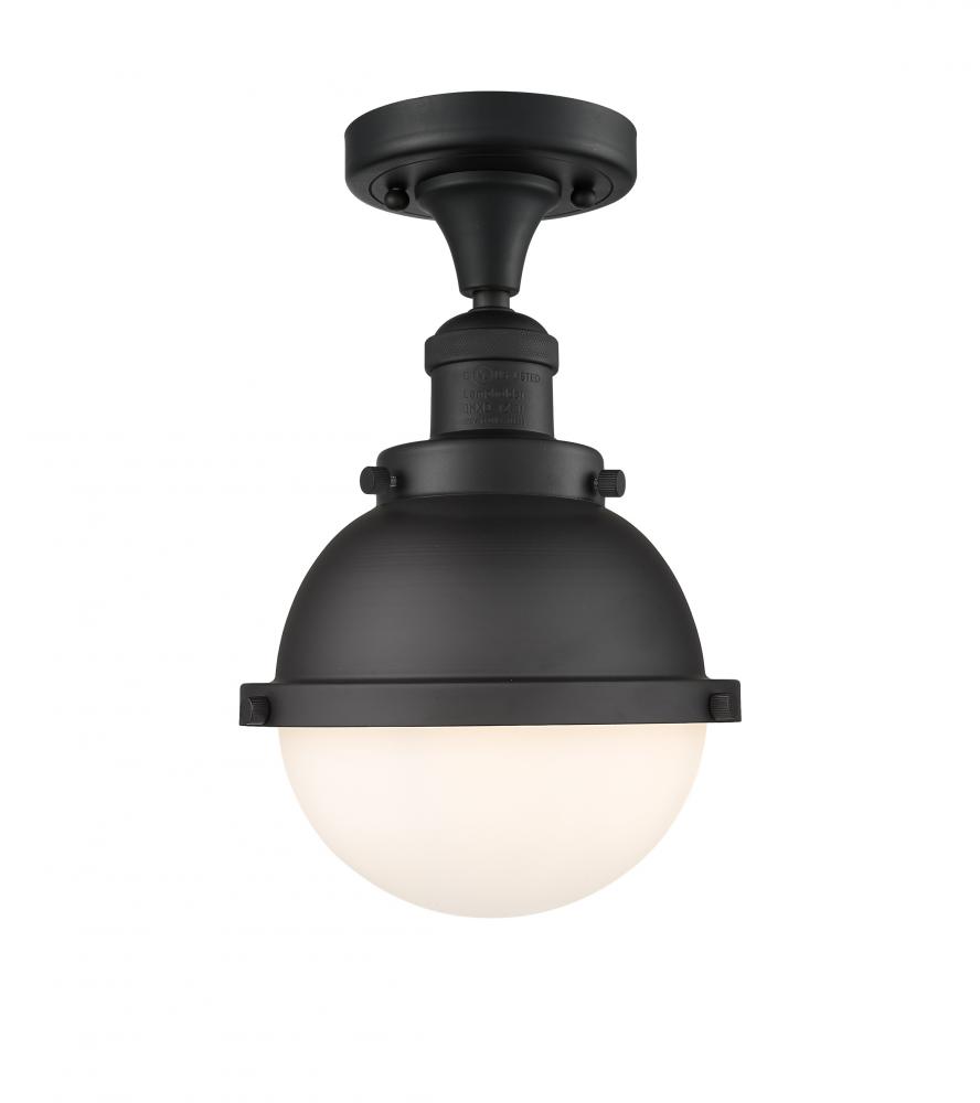 Hampden - 1 Light - 7 inch - Matte Black - Semi-Flush Mount