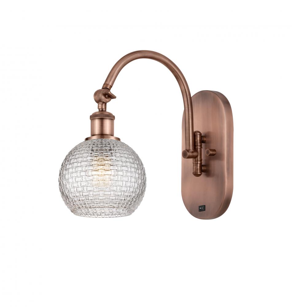 Athens - 1 Light - 6 inch - Antique Copper - Sconce