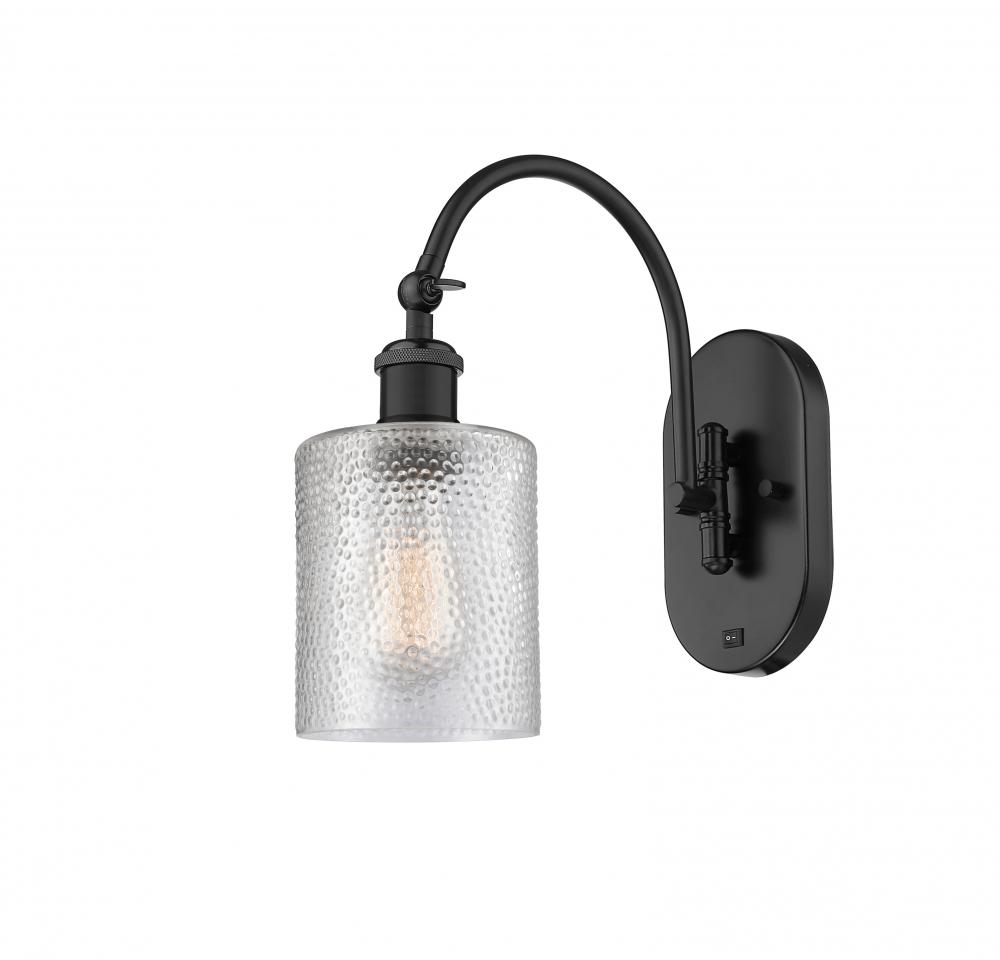 Cobbleskill - 1 Light - 5 inch - Matte Black - Adjustable Swing Arm