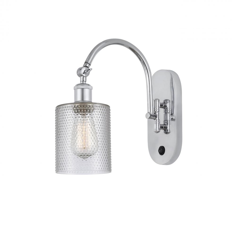 Cobbleskill - 1 Light - 5 inch - Polished Chrome - Adjustable Swing Arm