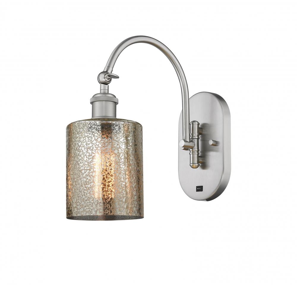 Cobbleskill - 1 Light - 5 inch - Brushed Satin Nickel - Adjustable Swing Arm