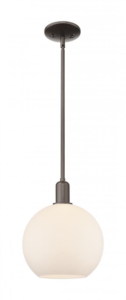 Athens - 1 Light - 10 inch - Oil Rubbed Bronze - Stem hung - Mini Pendant
