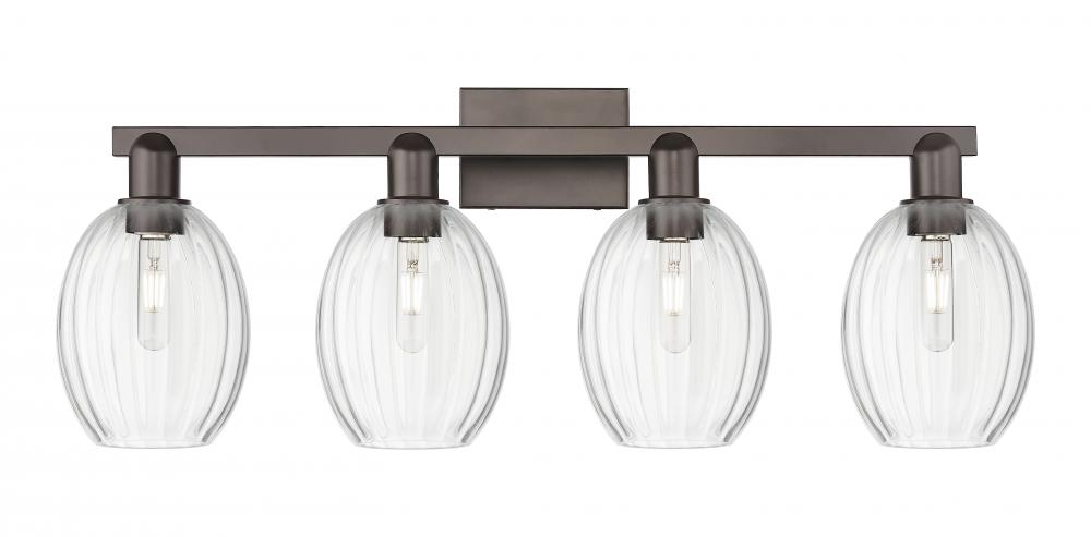 Preston Bulb - 4 Light - 36 inch - Oil Rubbed Bronze - Bath Vanity Light