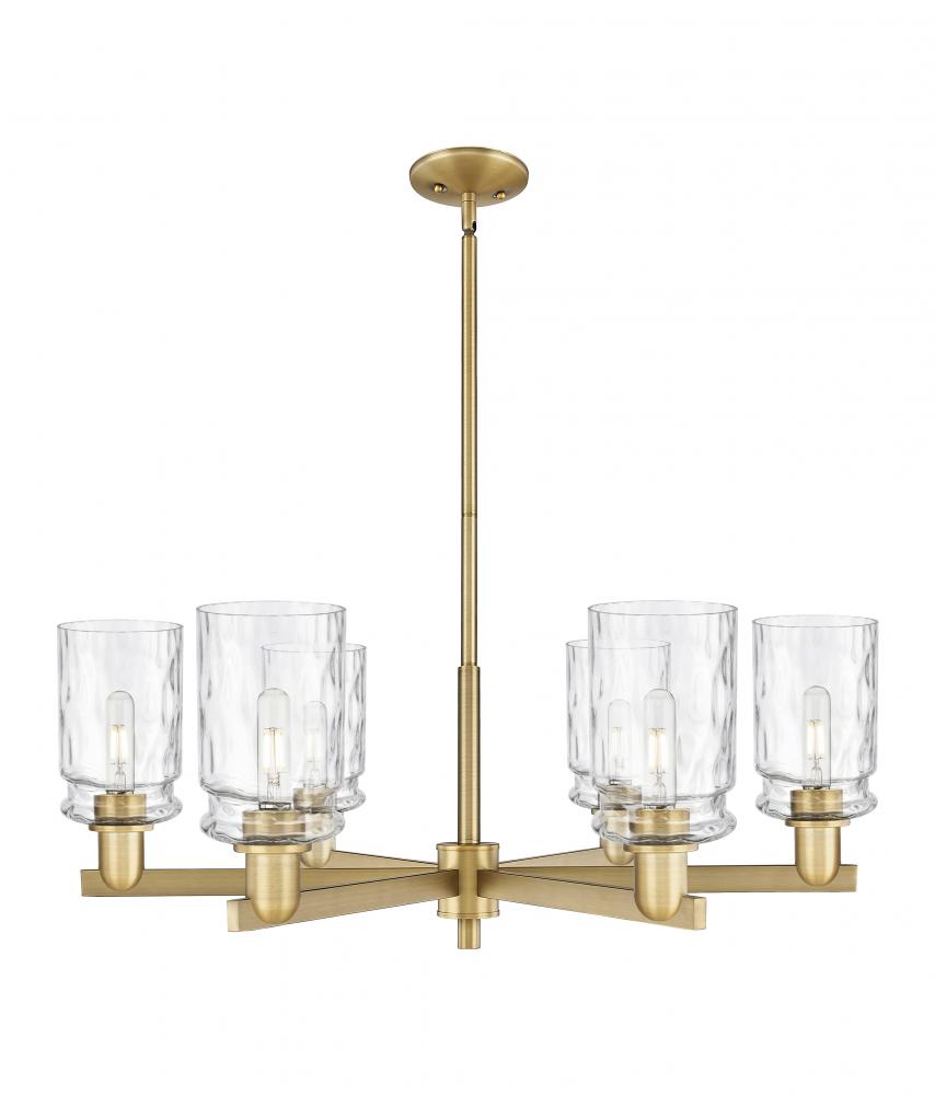 Candor - 6 Light - 35 inch - Polished Chrome - Stem hung - Chandelier