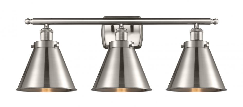 Appalachian - 3 Light - 26 inch - Brushed Satin Nickel - Bath Vanity Light