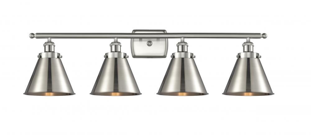 Appalachian - 4 Light - 36 inch - Brushed Satin Nickel - Bath Vanity Light