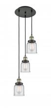 Innovations Lighting 113F-3P-BAB-G52 - Cone - 3 Light - 12 inch - Black Antique Brass - Cord hung - Multi Pendant