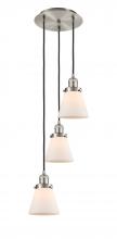 Innovations Lighting 113F-3P-SN-G61 - Cone - 3 Light - 13 inch - Brushed Satin Nickel - Cord hung - Multi Pendant