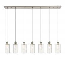 Innovations Lighting 127B-7P-SN-G434-7SDY - Crown Point - 7 Light - 49 inch - Brushed Satin Nickel - Linear Pendant