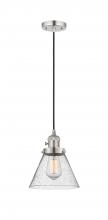 Innovations Lighting 201CSW-PN-G44 - Cone - 1 Light - 8 inch - Polished Nickel - Cord hung - Mini Pendant