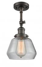 Innovations Lighting 201F-OB-G172 - Fulton - 1 Light - 7 inch - Oil Rubbed Bronze - Semi-Flush Mount